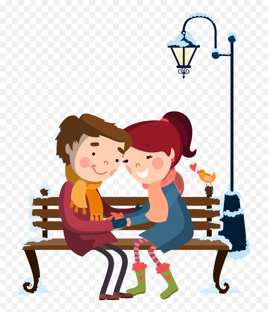 Download Couple Vector Stool Icon Hd Png Clipart - Transparent Love Cartoon Png,Stool Png