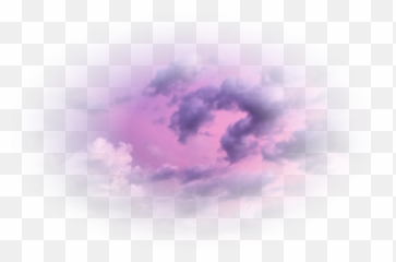 Background Purple Moon Heaven Sky Clouds - Full Size Aesthetic Transparent png