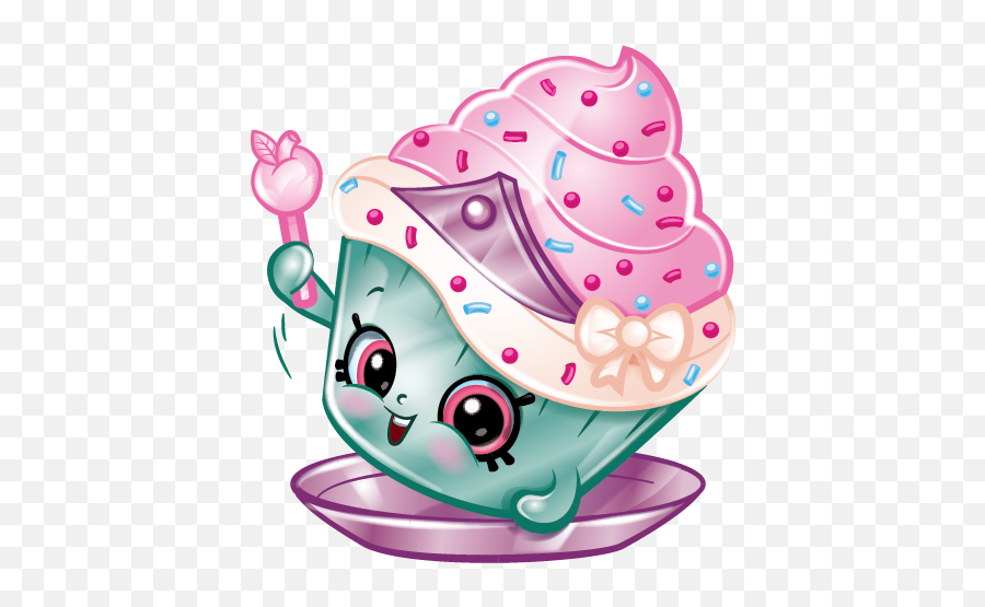 Shopkins Cupcake Png 6 Image - Cupcake Shopkins,Shopkins Logo Png