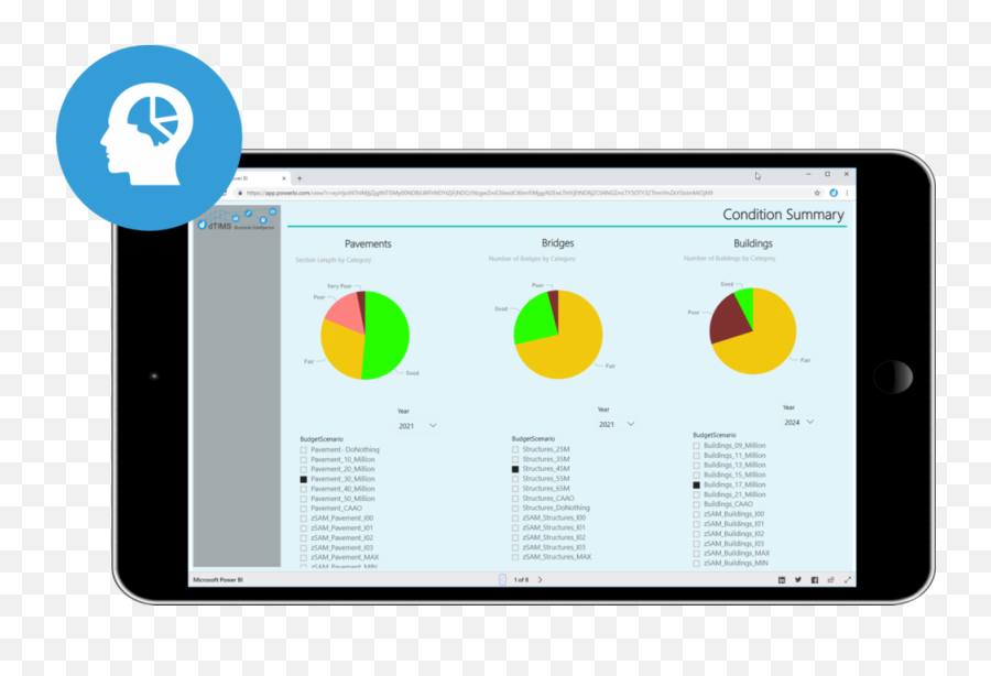 Dtims Bi U2014 Infrastructure Asset Management Software - Screenshot Png,Pavement Png