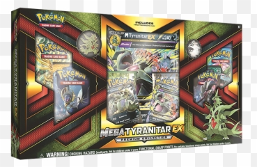 Pokemon Trading Card Game - Mega TyranitarEX Premium Ex Box png