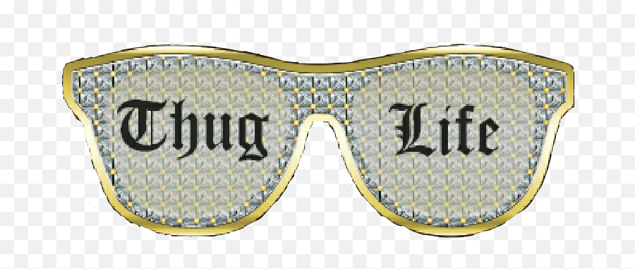 Thug Life - Thug Life Goggles No Background Png,Thug Life Glasses  Transparent Background - free transparent png images 