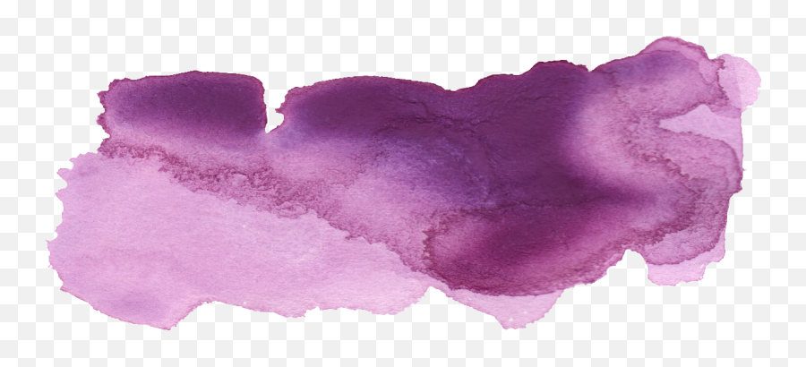 24 Purple Watercolor Brush Stroke - Purple Watercolor Transparent Background Png,Purple Watercolor Png