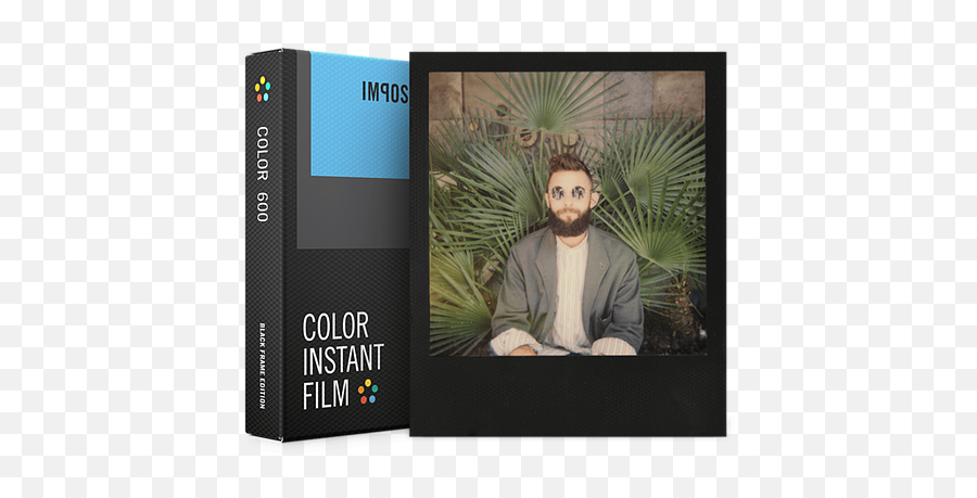 Color Film For 600 Black Frame - 600 Film Png,Film Frame Png