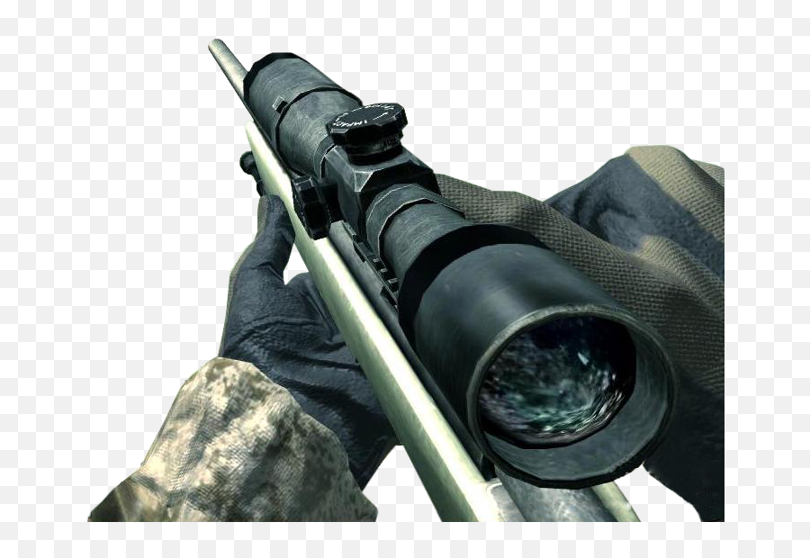Download Cod4 Sniper Png Clip Art Library - Cod 4 Sniper Png Transparent Cod Sniper Png,Fortnite Sniper Png