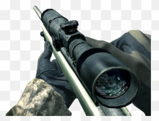 Download Cod4 Sniper Png Clip Art Library - Transparent