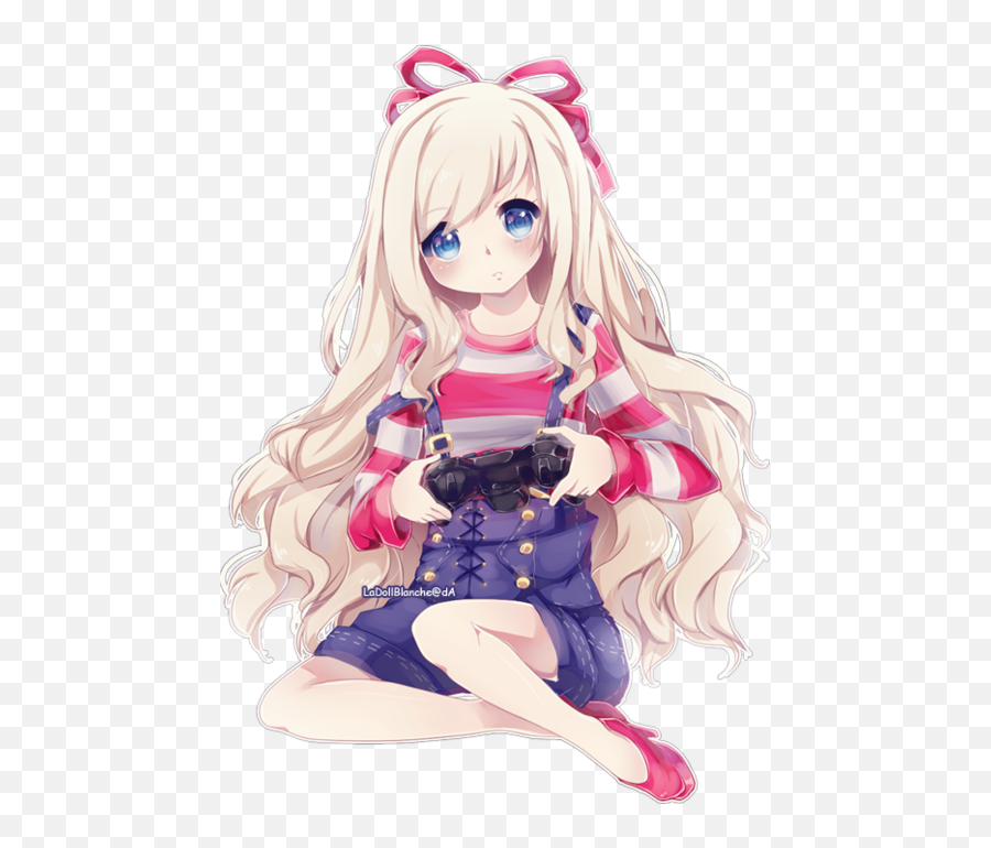 Animes Png - Gamer Cute Anime Girl 2188861 Vippng Anime Blond Gamer Girl,Cute Anime Girl Transparent