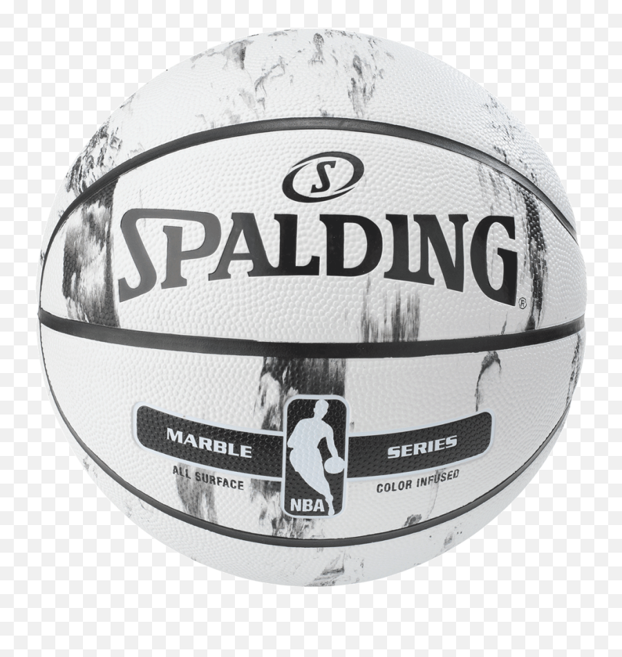 Entering Marble Collection White Rubber 7 Ball Nba Logo 83 - 635z The Indoor Room For The Regular Article Spalding Spalding Basketball Basketball Nba Spalding Nba Marble Ball Png,Nba Logo