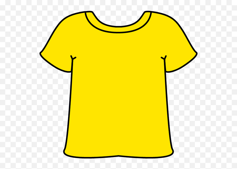 Yellow Tshirt Clip Art - Yellow Tshirt Image Yellow T Shirt Clipart Png,Blank Tshirt Png