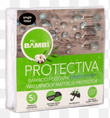 Protectiva Cottonbamboo Waterproof Mattress Protector - Stretch Knit Bambi Protectiva Microfibre Mattress Protector And Pillow Protector Pack Png,Bambi Png