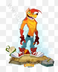 Crash Bandicoot - Crash Bandicoot Ripper Roo Png,Crash Bandicoot Transparent