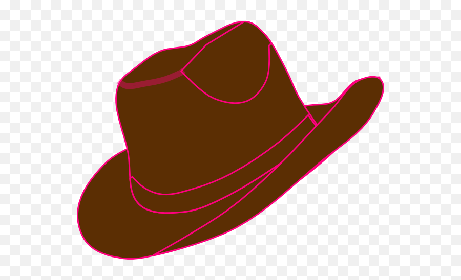 Cowgirl Hat And Boot Clip Art - Cowgirl Pink Boot Clipart Png,Cowgirl Png