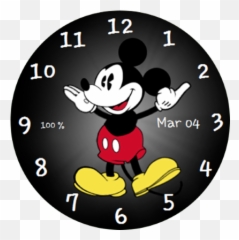 Mickey - Mouse Clock Face Apple Watch png
