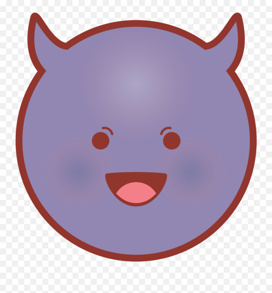 Free Emoji Face Circle Evil Png With - Happy,Evil Smile Png