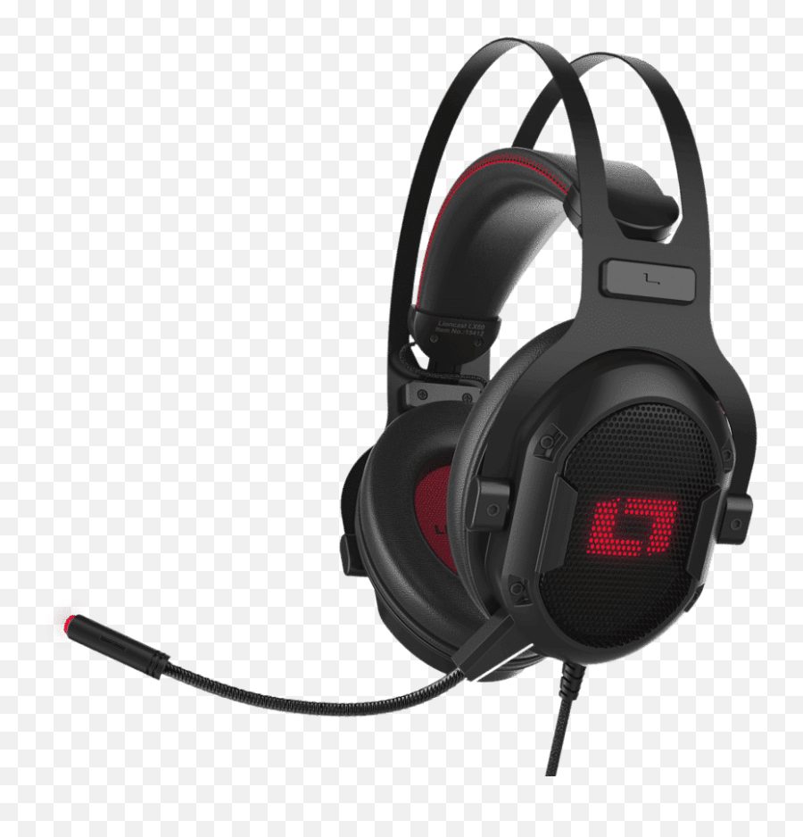 Lioncast Lx60 Usb Rgb Gaming Headset - Lioncast Lx60 Png,Gaming Headset Png