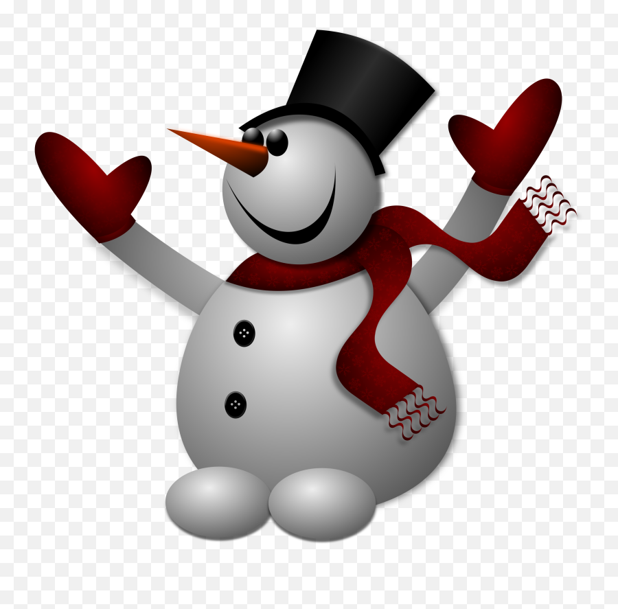 Clipart Snowman Scarf - Snowman Images Transparent Frosty The Snowman Buttons Png,Snowman Clipart Transparent Background
