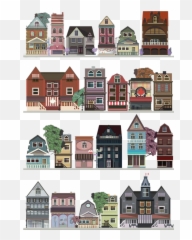 Download House Graphic Design Illustration Houses Free - Houses Illustration Png,Houses Png