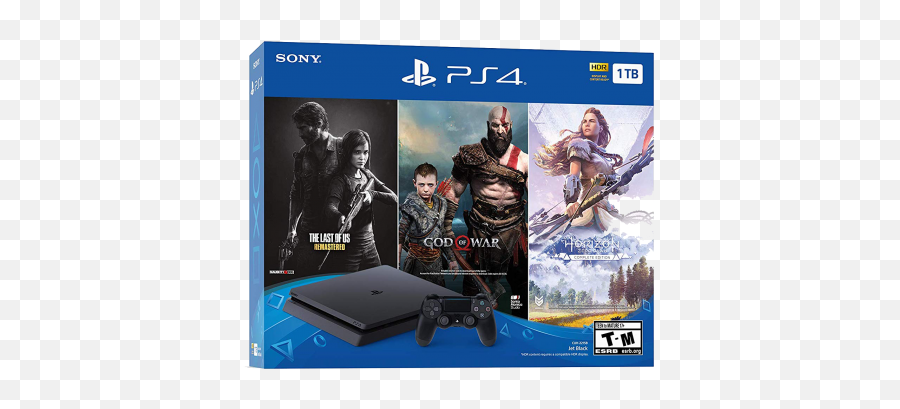 Playstation 4 Slim Incl The Last Of Us God War Horizon Zero Dawn - Ps4 Bundle The Last Of Us Png,Uncharted 4 Png