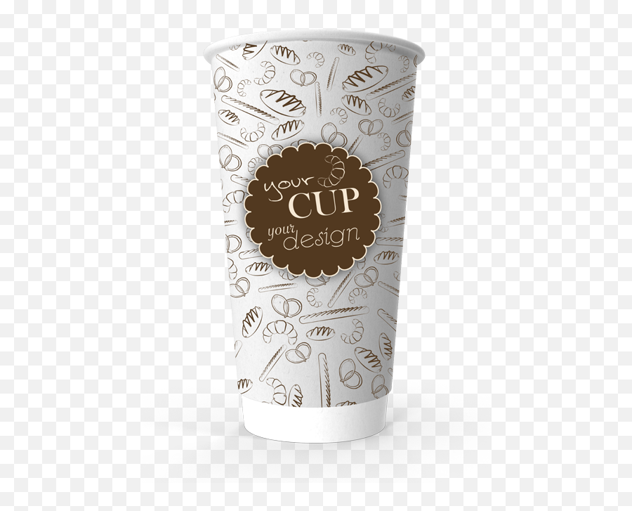 20 Oz Double Wall Paper Cup - Paper Cup Png,Double Cup Png