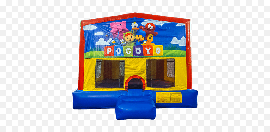 Pocoyo Bounce House Rental New York Clownscom - Inflatable Png,Pocoyo Png