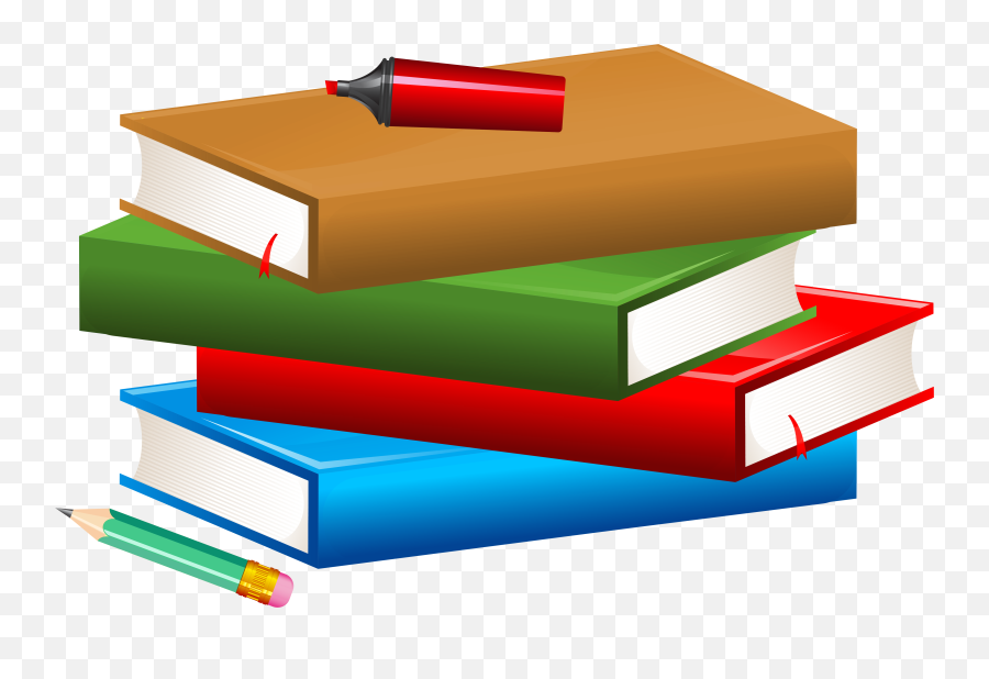 Pencil Cliparts Png Download - Transparent Background School Books Clipart,School Books Png