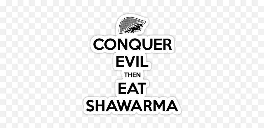 Pin - Conquer Evil Eat Shawarma Png,Shawarma Logo