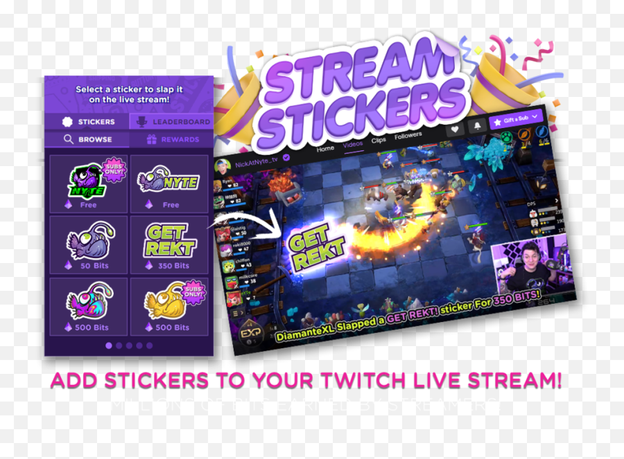 Stream Stickers - Stream Stickers Png,Twitch Viewers Icon