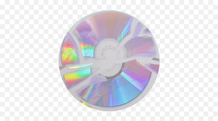 Cd Icon Png - Aesthetic Broken Cd Png,Aesthetic Anime Icon Tumblr