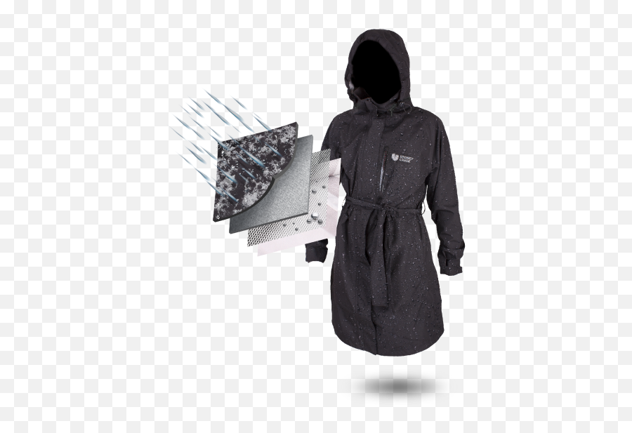 Womens Sideliner Jacket - Hooded Png,Icon Rain Jacket