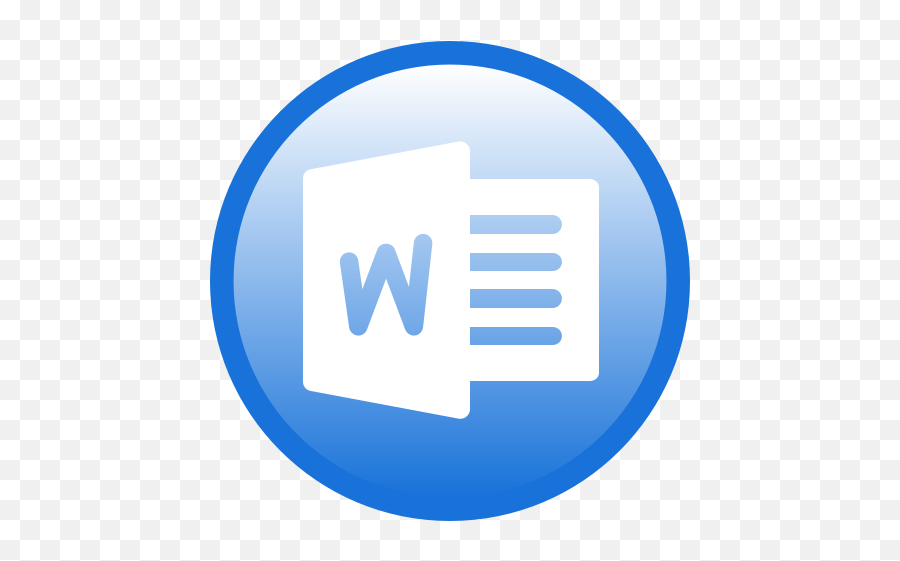 Word Microsoft Icon - Ms Word Icon Png,Microsoft Office Project Icon