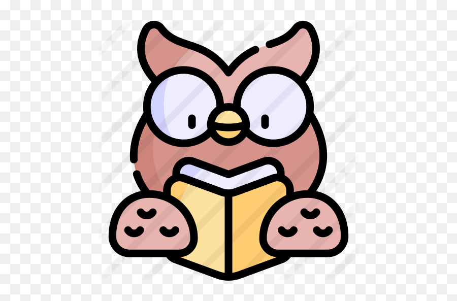 Owl - Happy Png,Cute Kawaii Shelf Icon Wallpappers