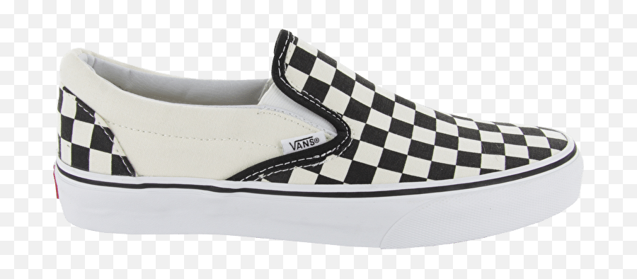 Shoes Black White Checkerboard - Slip On Vans Transparent Background Png,Vans Png