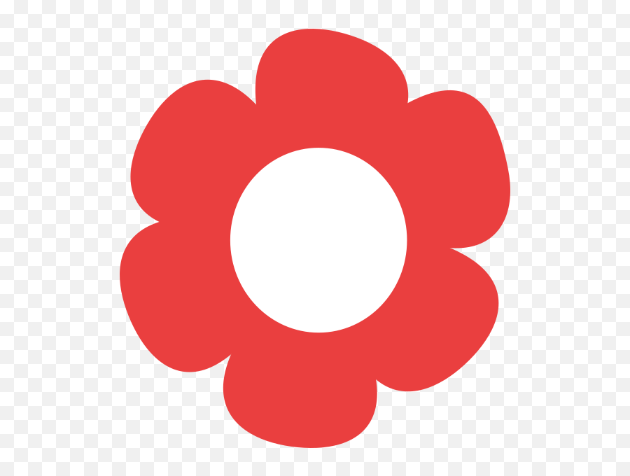 Simple Flower Vermelha Clip Art - Vector Clip Bond Street Station Png,Simple Flower Png