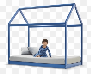 House Bed - Childrens Black png