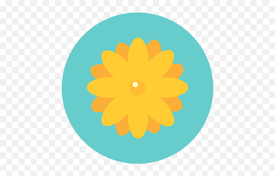 Flowers Aroma Nature Daisy Blossom Flower Icon - Flat Flower Icon Png,Daisy Icon