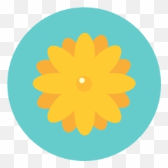 Flowers Aroma Nature Daisy Blossom Flower Icon - Flat Icon Png