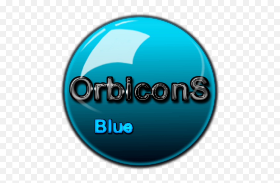 Icon Pack Blue Hd Orbicons - Apps On Google Play Language Png,High Resolution Icon Pack