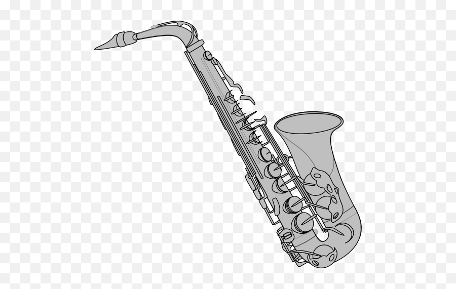 Fun Pics U0026 Images - Saxophone Clipart Alto Saxophone Black Png Transparent,Saxophone Transparent Background