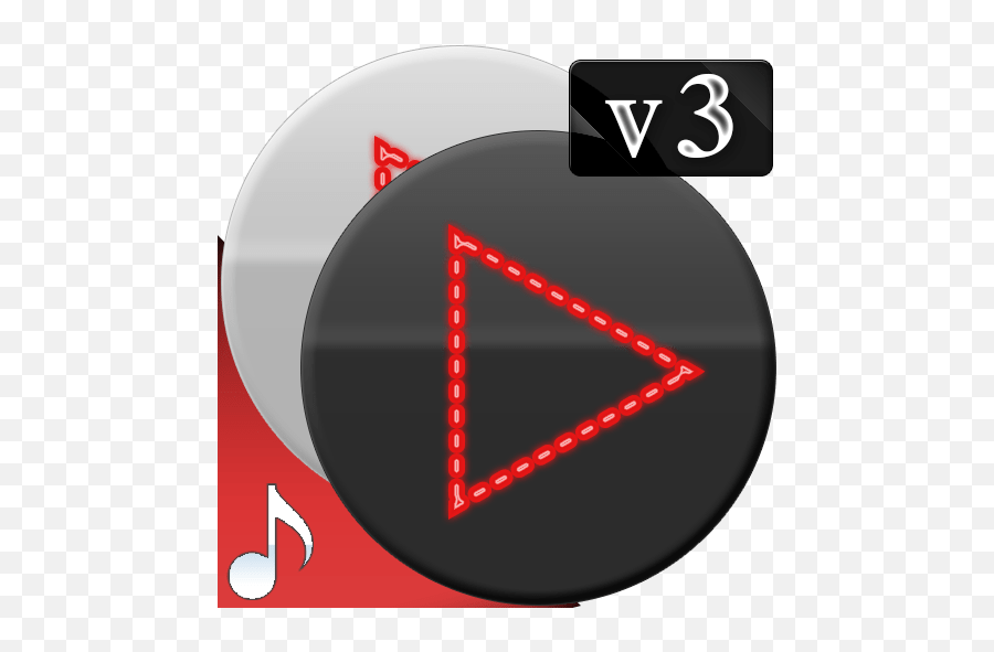 Poweramp V3 Skin Red Dots 1 Apk Download By Andrew G - Poweramp Logo Red Png,Supersu Icon