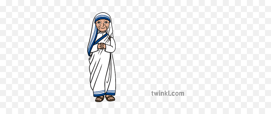 Mother Teresa People Madre De - Dibujo Para Colorear Madre Teresa De Calcuta Png,Mother Teresa Icon