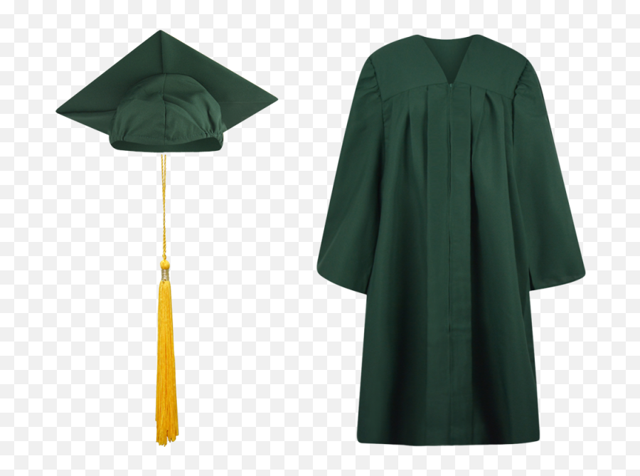 Graduation Gown Png - Cap And Gown Dark Green Clipart Full Transparent Graduation Gown Clipart,Cap And Gown Icon