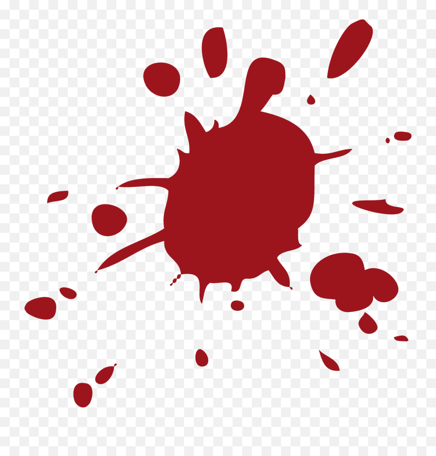 Red ink blot, Bloodstain pattern analysis , Blood stains transparent  background PNG clipart