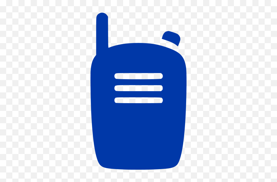 Royal Azure Blue Walkie Talkie Radio Icon - Free Royal Azure Walkie Talkie Icon Blue Png,Walkie Talkie Png