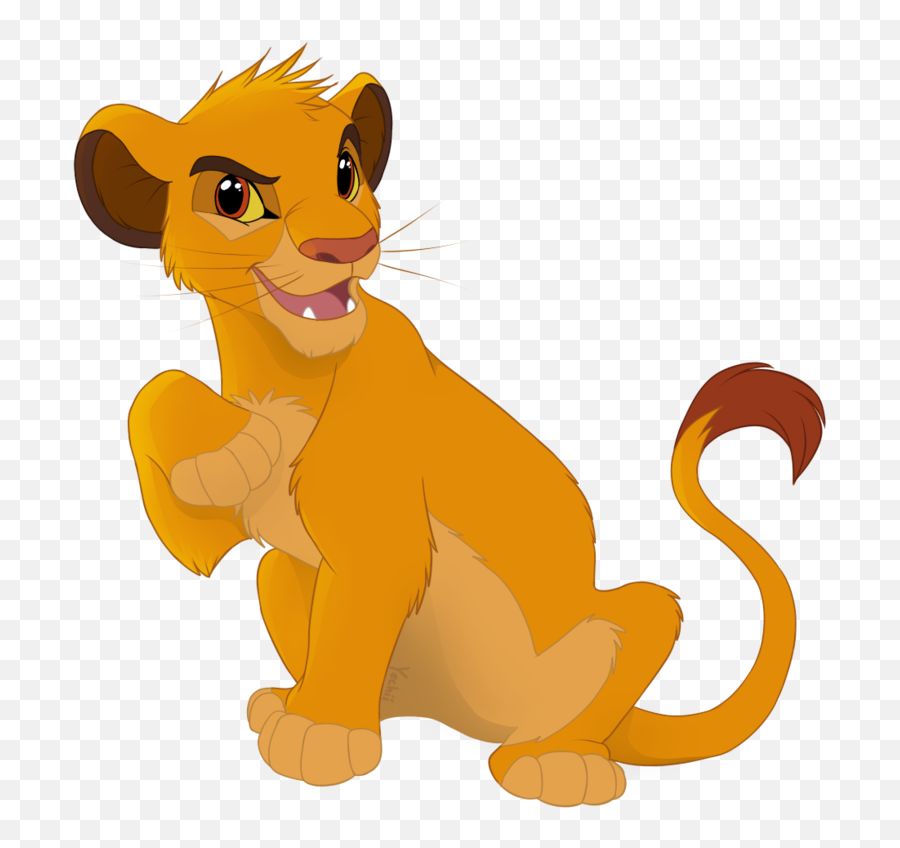 young simba lion king