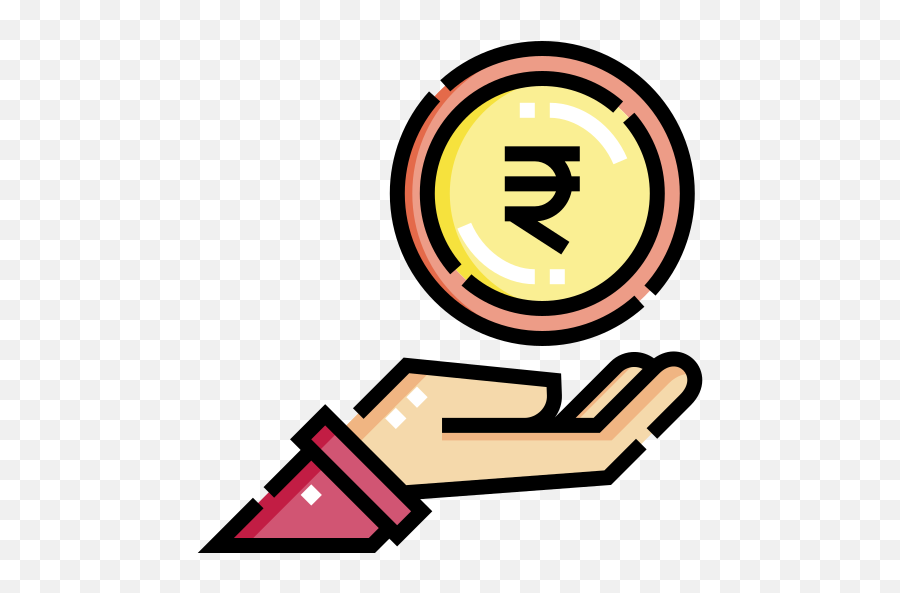 Indian Rupee Icon From Diwali Pack Style - Lineal Color Indian Finance Icon Png,Diwali Icon