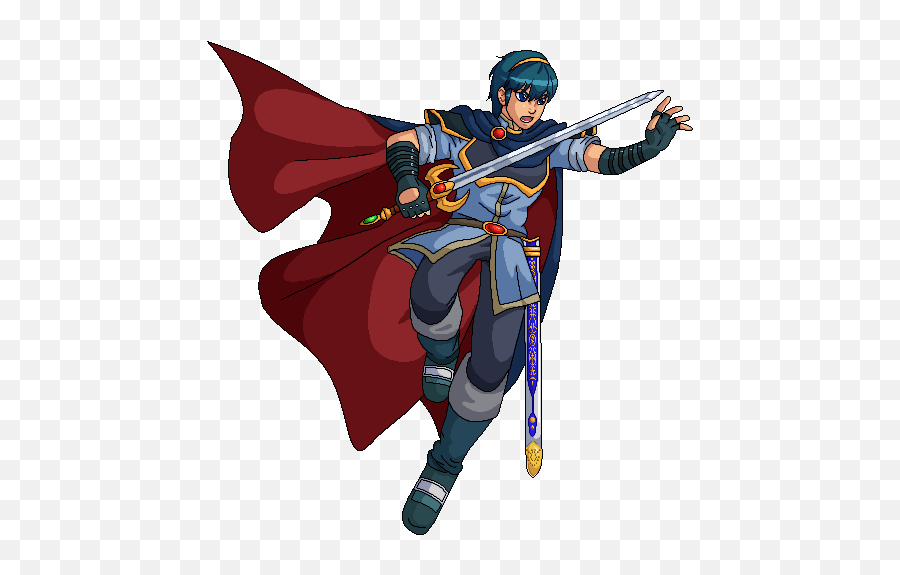 Super Smash Bros Crusademarth - Mizuumi Wiki Super Smash Bros Crusade Marth Png,Fire Emblem Smash Icon