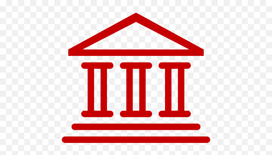 Red Bank Symbol Png Icon - Banque Symbole Png,Offer Icon Png