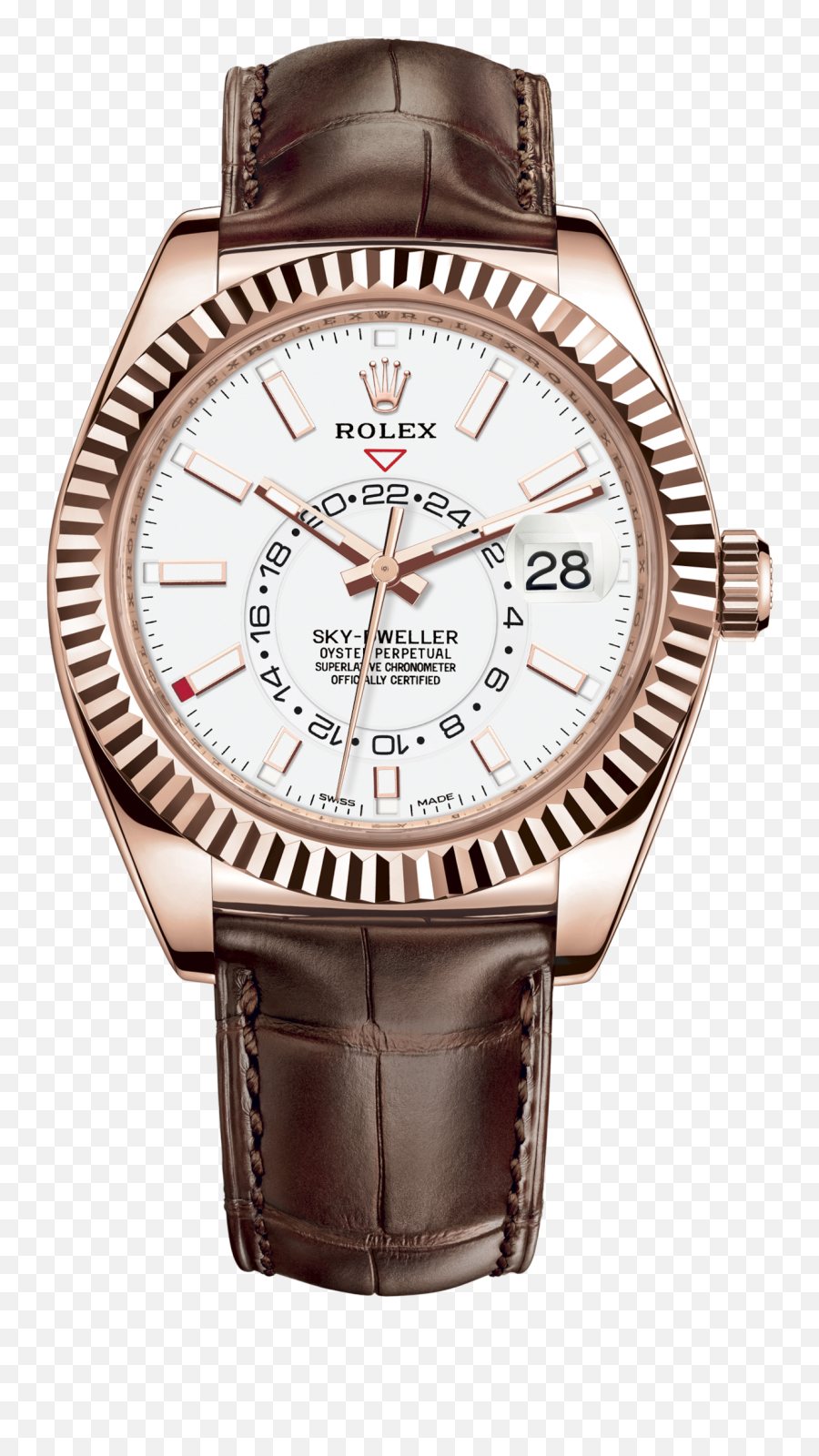 The 8 Best Perfect Replica Rolex Watches Wholesale In Usa - Rose Gold Sky Dweller Leather Strap Png,Icon Retro Daytona Jacket