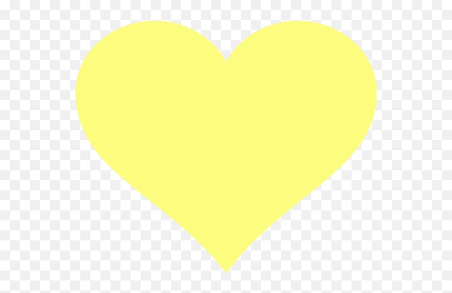 Sunshine Heart Clip Art - Vector Clip Art Pastel Yellow Heart Transparent Png,Heart Icon Svg