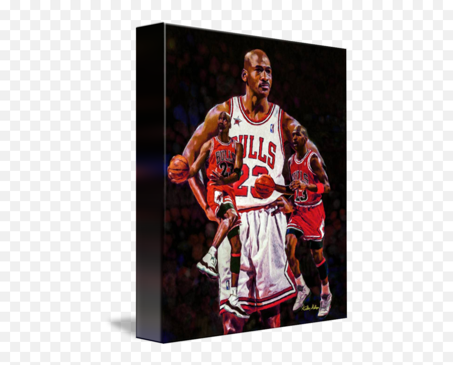 Chicago Bulls Michael Jordan Art Aip Am X By Rich Image - Michael Jordan Chicago Bulls Png,Michael Jordan Png